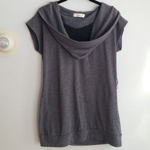 Cowl neck knit shirt/tunic